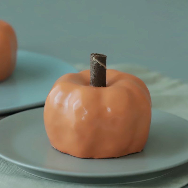 Step 9 Finished Product Pumpkin-shaped pumpkin cake