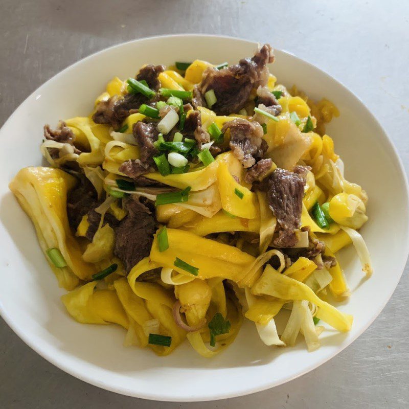 Step 3 Final product Stir-fried jackfruit with beef