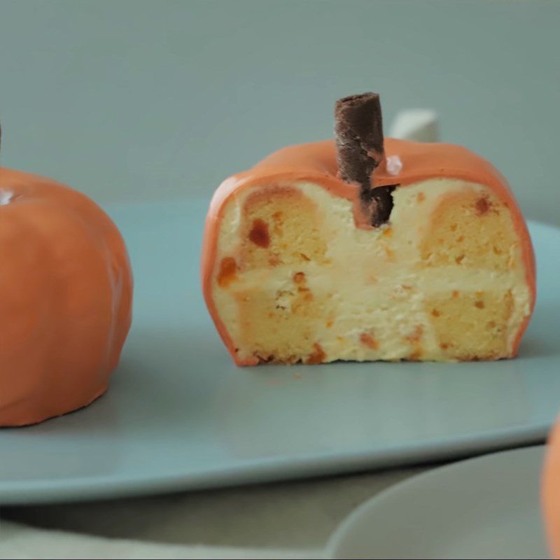 Step 9 Finished Product Pumpkin-shaped pumpkin cake