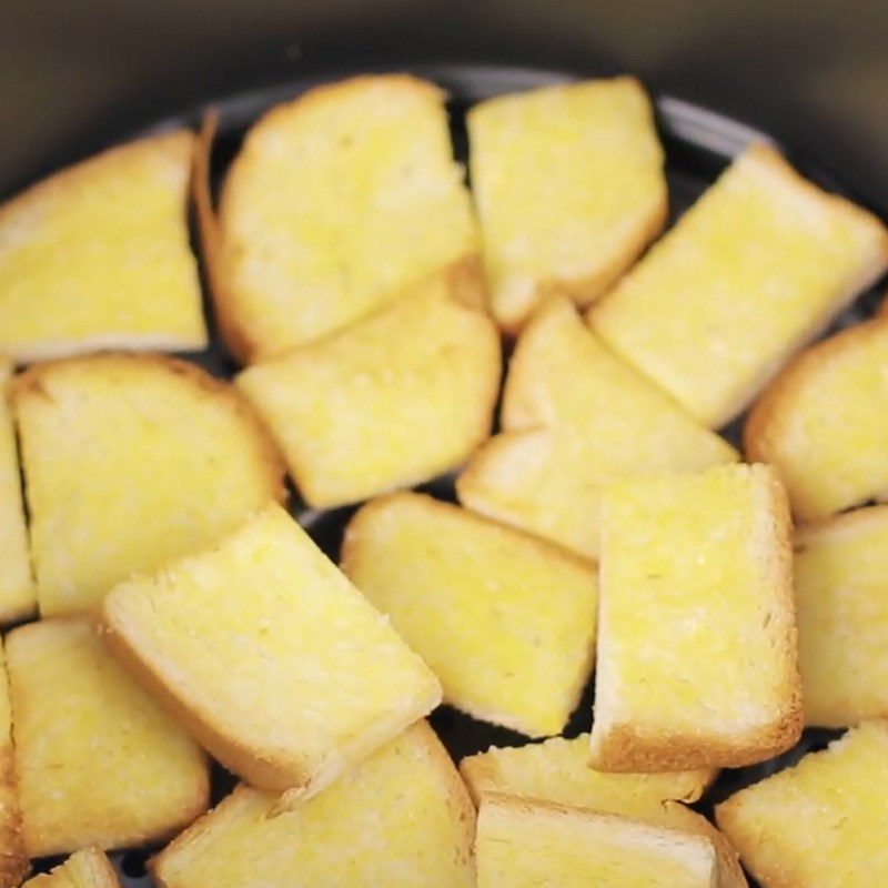 Step 4 Final product Butter sugar bread using an air fryer