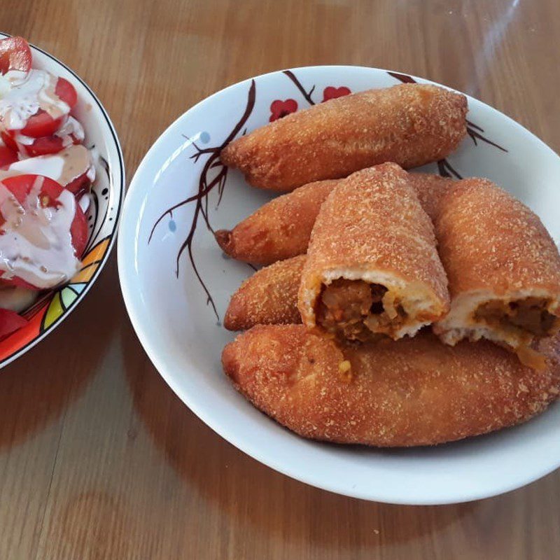 Step 6 Final Product Fried curry bread