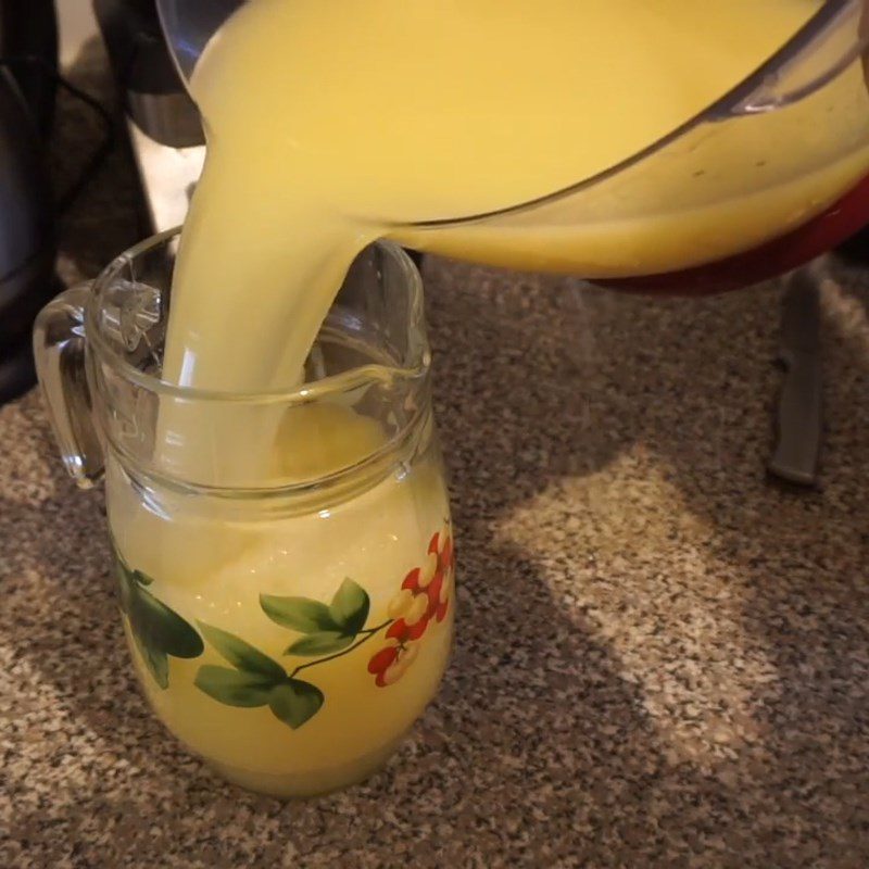 Step 4 Final Product Pineapple Ginger Juice