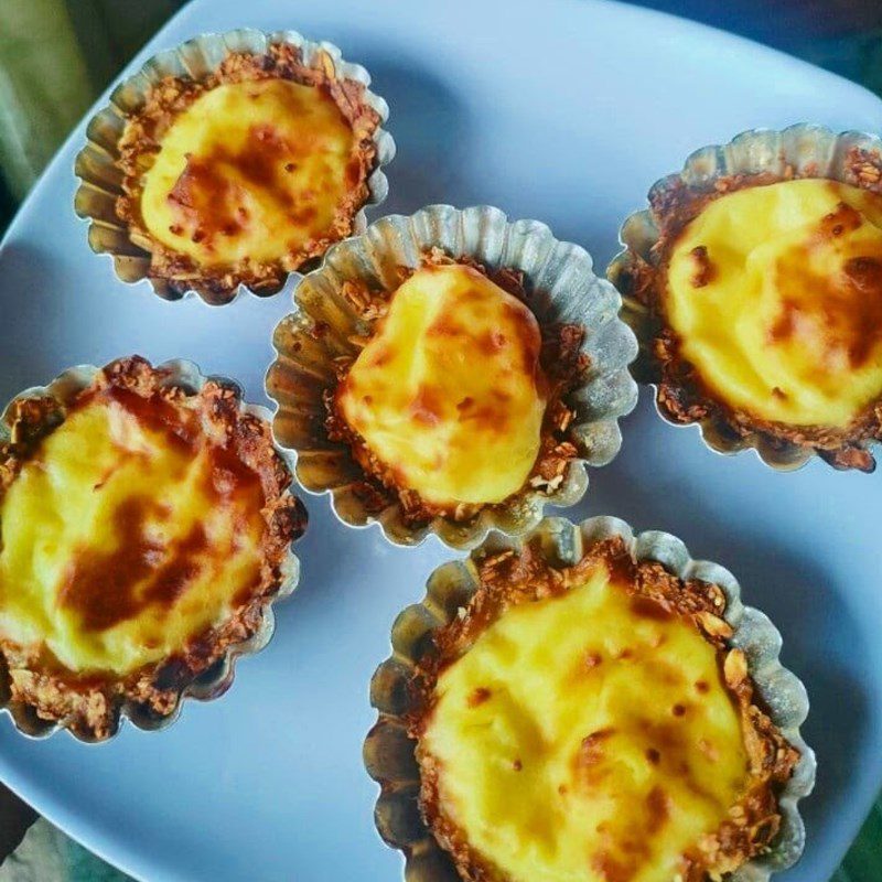 Step 5 Final Product Oat Tart made in an air fryer