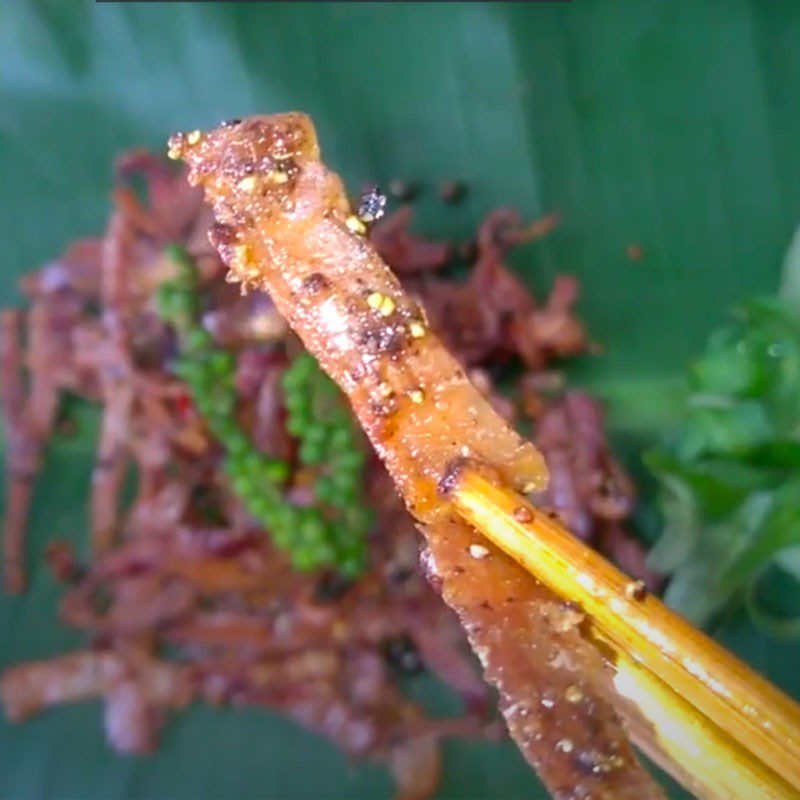 Step 5 Final Product Dried squid fried with pepper