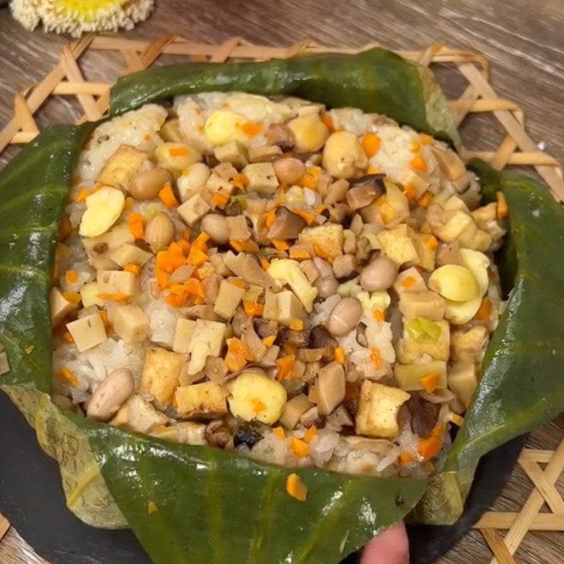 Step 6 Product Vegan Sticky Rice Bowl (Recipe shared by Tiktok Vegan Kitchen XANH)