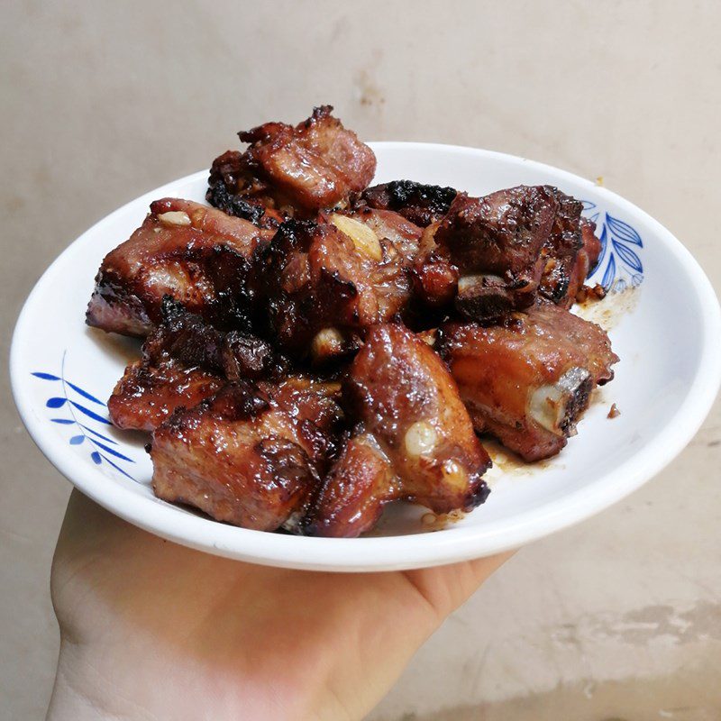 Step 4 Final Product Grilled five-spice ribs using an air fryer