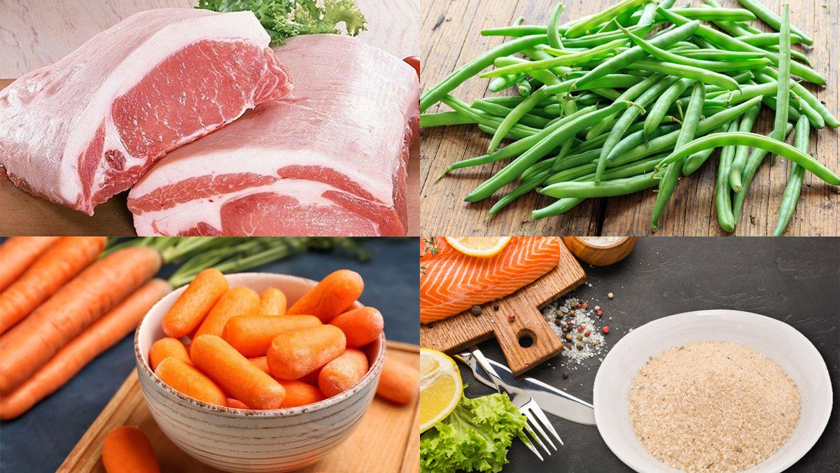 Ingredients for fried vegetable roll dish