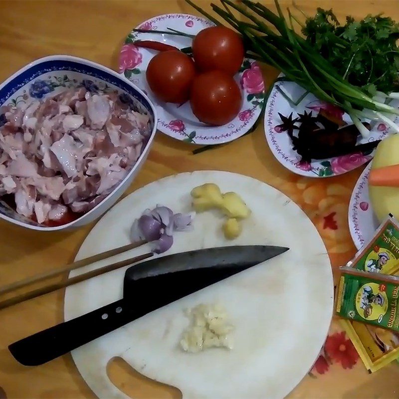 Step 2 Prepare the vegetables Beef stew