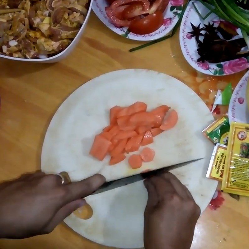 Step 2 Prepare the vegetables Beef stew