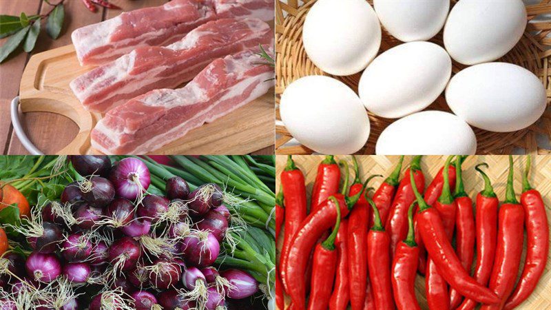 Ingredients for braised pork dish using a multi-purpose electric pressure cooker