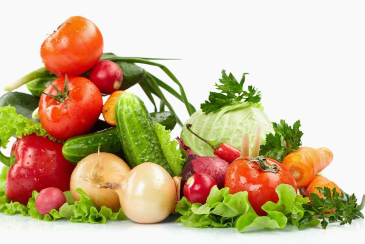 Fruits and vegetables