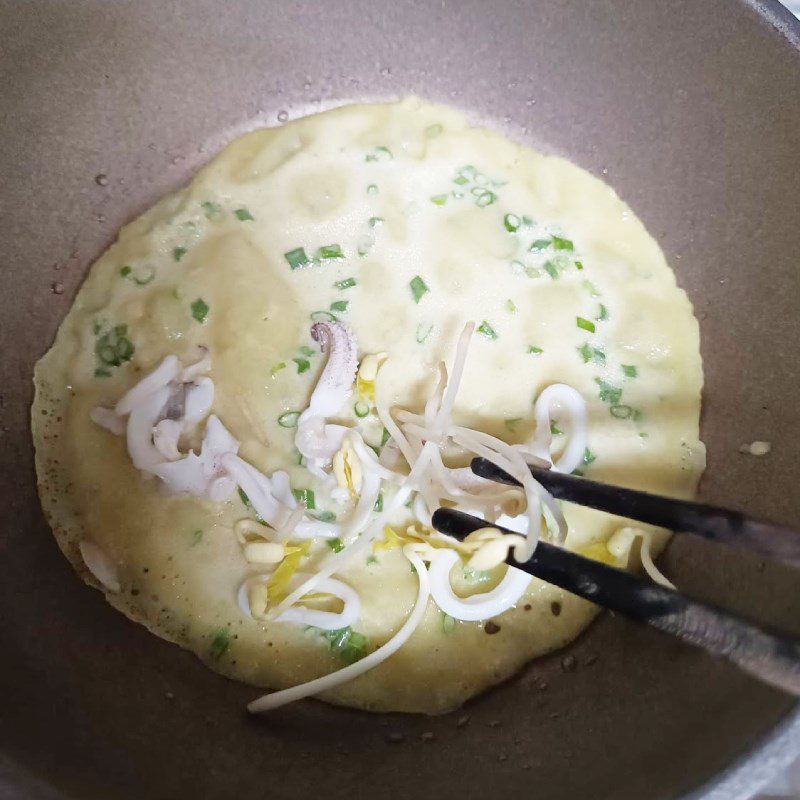 Step 3 Proceed to make pancakes Pancakes using a non-stick pan