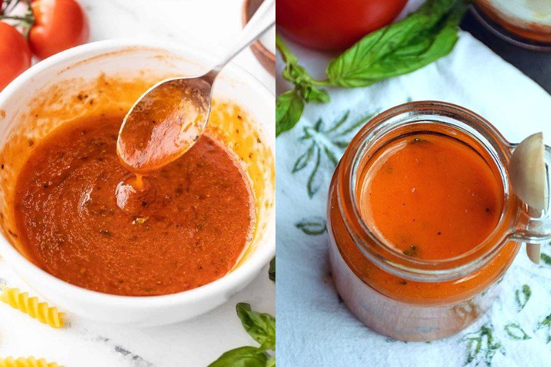 Tomato and basil sauce