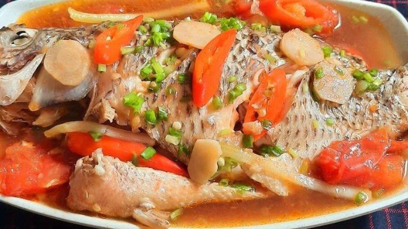 Braised carp