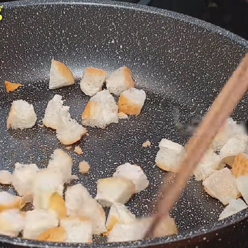 Step 3 Fry the vegetarian pork fat