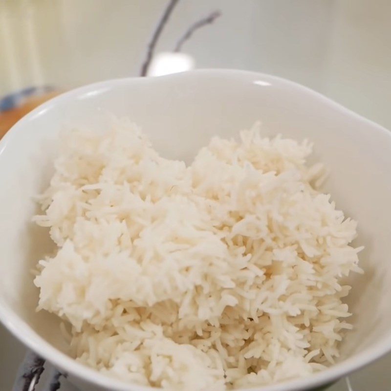 Step 3 Finished Product Cooking rice with an electric pressure cooker