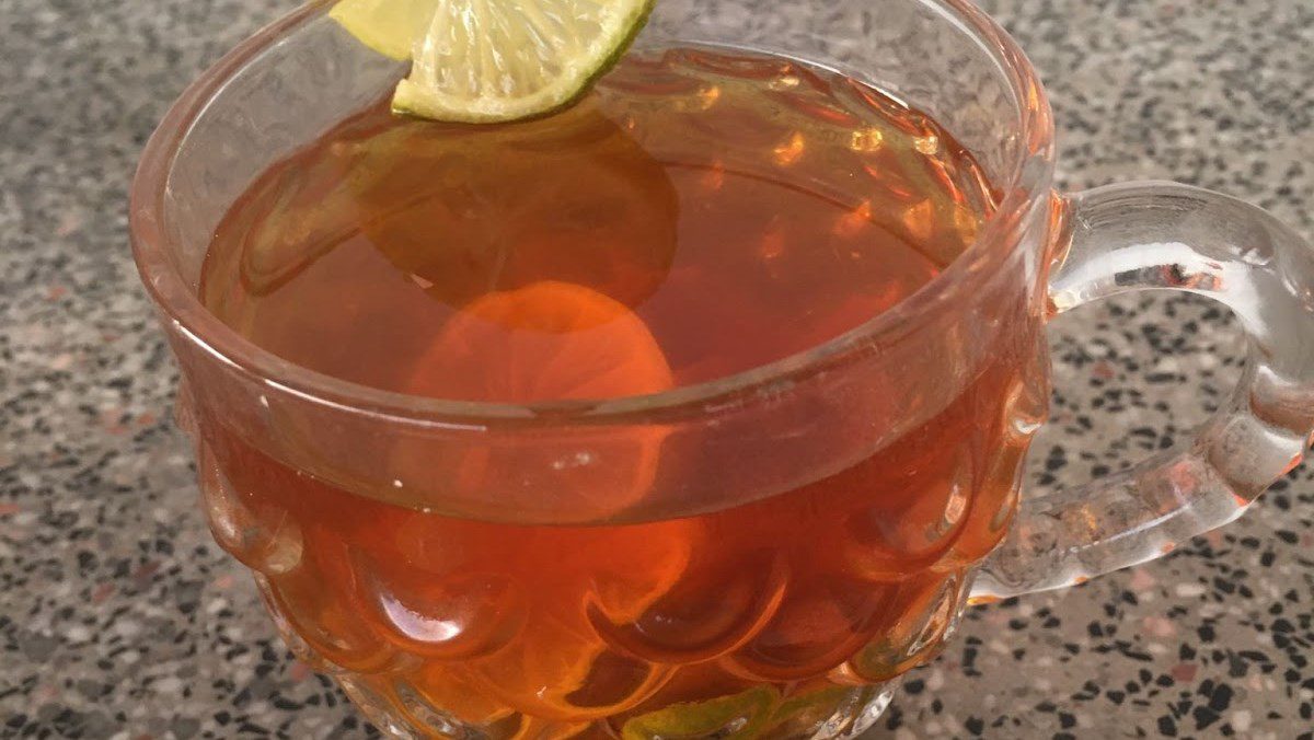 Ginger lemon honey tea