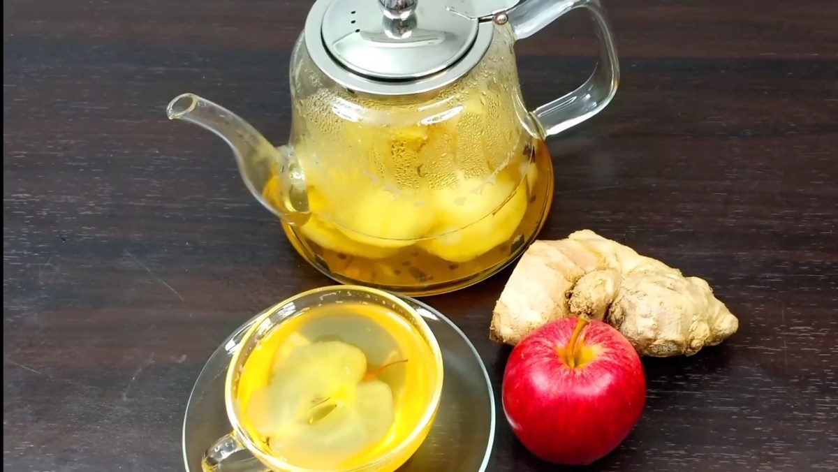 Ginger apple tea