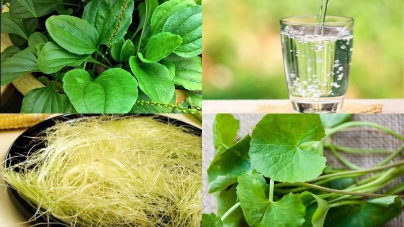 Ingredients for corn silk tea