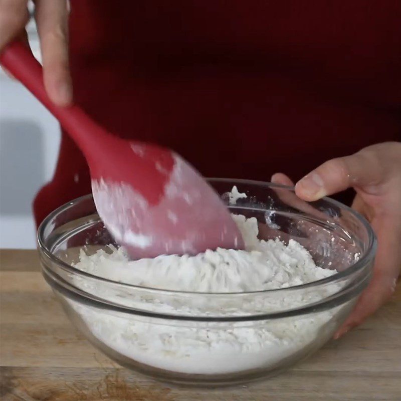 Step 1 Mix the dough for savory rosemary cookies