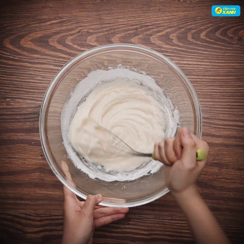 Step 2 Mix the flour Almond Slice Cookies