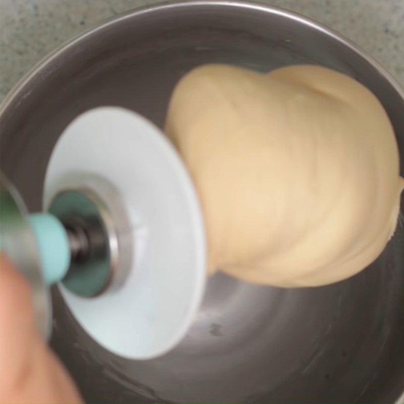 Step 1 Mixing the dough for Malaysian Roti - Roti Canai