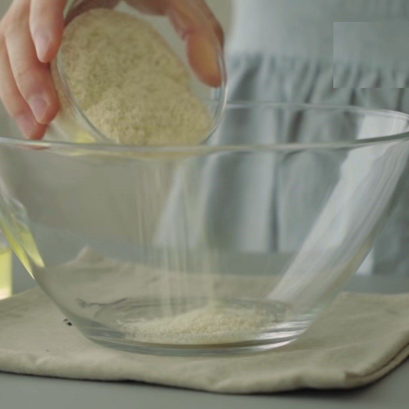 Step 1 Mixing the batter for Vanilla Waffles