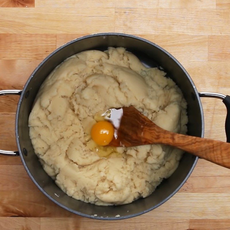 Step 4 Mixing the Croquembouche batter