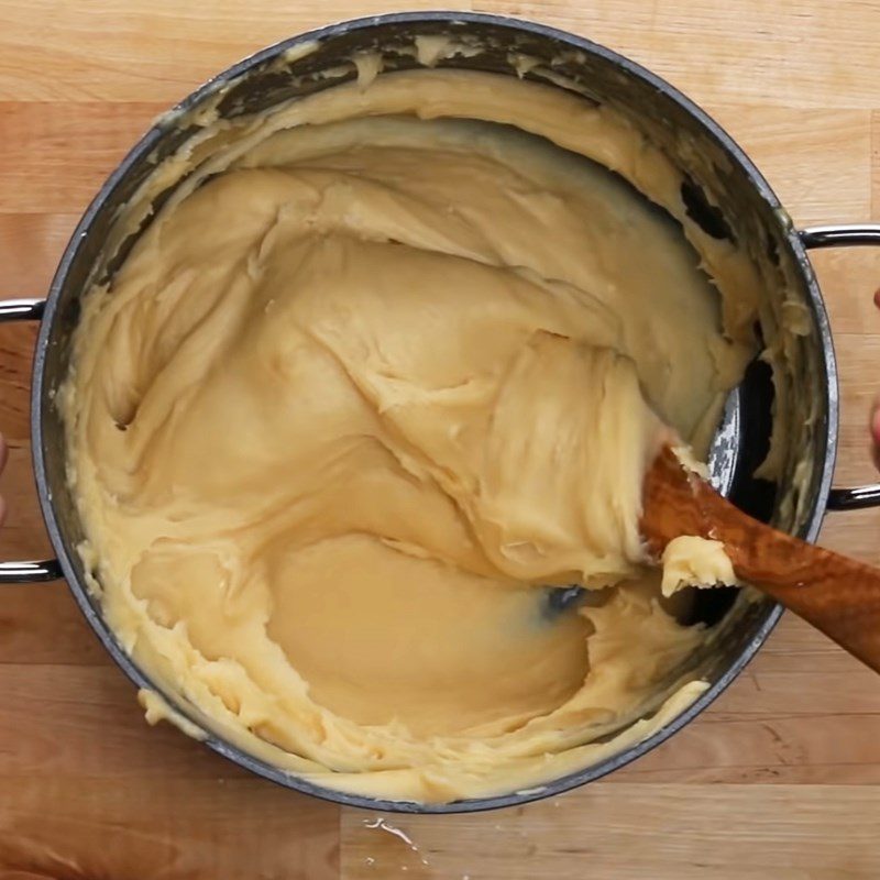 Step 4 Mixing the Croquembouche batter