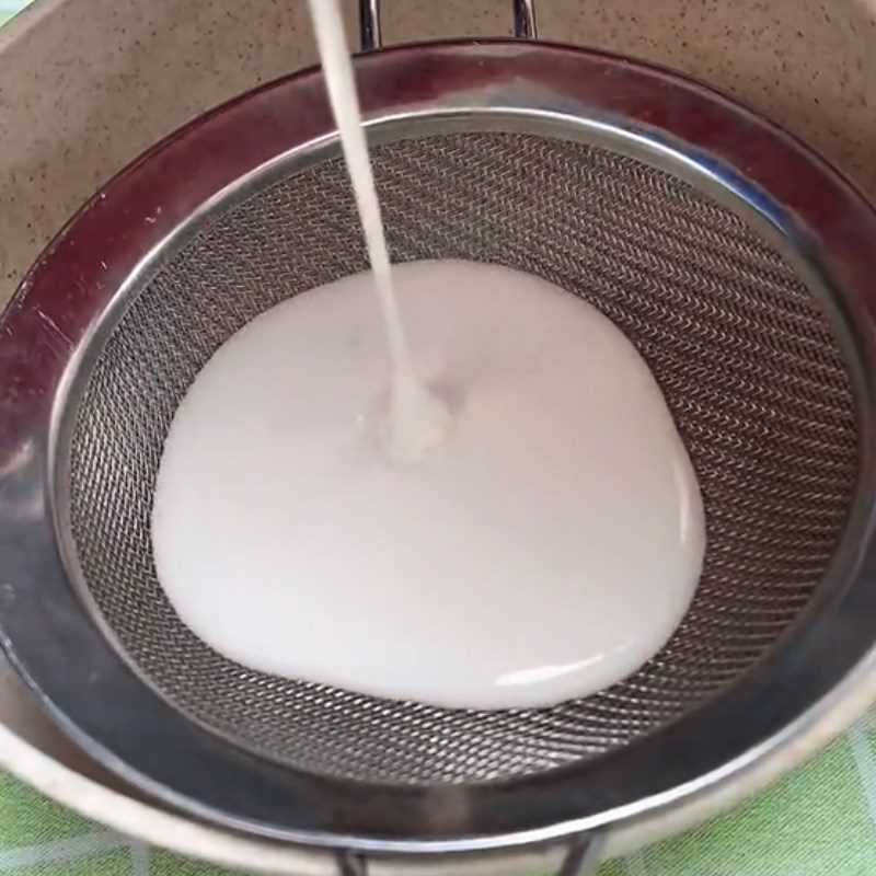 Step 1 Mix the batter for Steamed Rice Cake (Recipe shared from Tiktok Let's Cook with TasteVN)