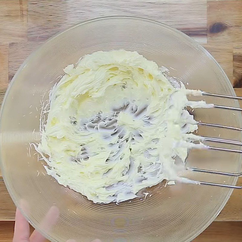 Step 1 Mixing the dough for Cherry Blossom Cookies