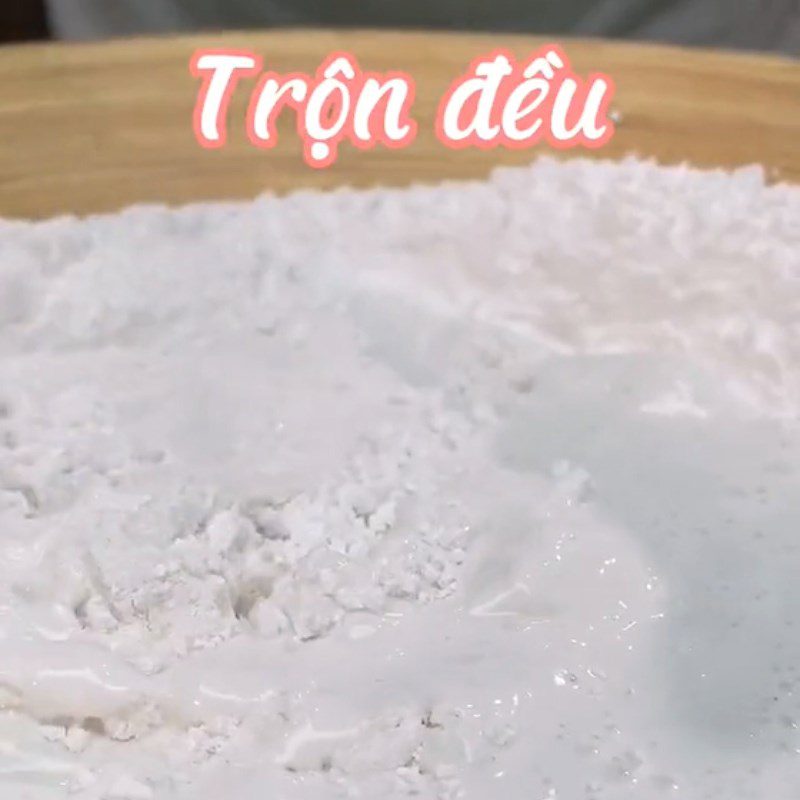 Step 1 Mixing the dough for Tai Yen Cake (Recipe shared from Tiktok Cooking with TasteVN)