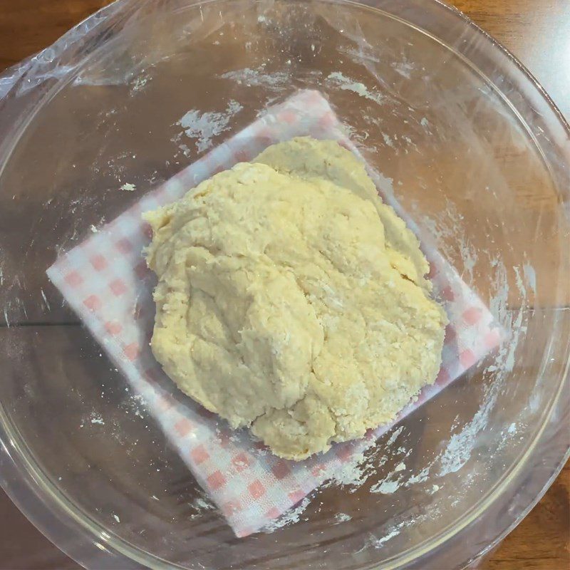 Step 1 Mixing the dough for Sweet Potato Milk Bread