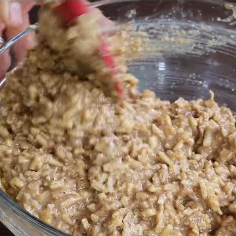 Step 3 Mix the batter Apple Oatmeal Cupcakes