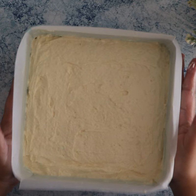 Step 4 Mixing the cake batter Red Langminton Cake