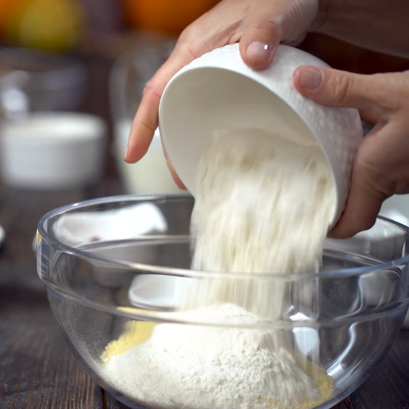 Step 2 Mix the dry ingredients Savory Cornbread