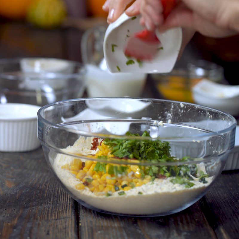 Step 2 Mix the dry ingredients Savory Cornbread