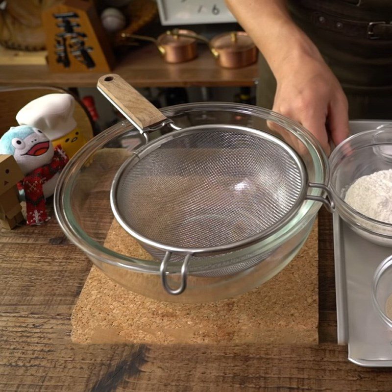 Step 1 Mix the dry ingredients for Chocolate Stollen