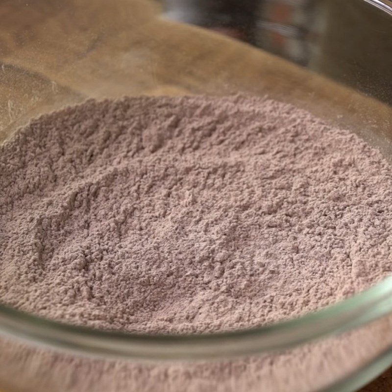 Step 1 Mix the dry ingredients for Chocolate Stollen