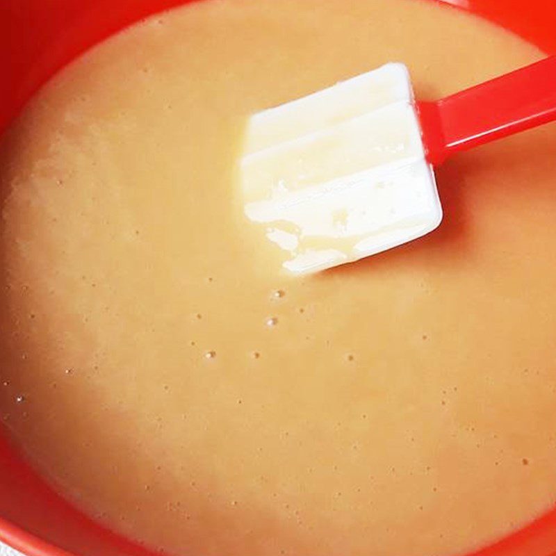 Step 2 Mix the cake flour How to make animal-shaped hotdog bread