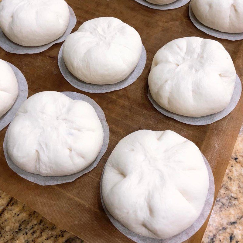 Step 2 Mix the dough for cheese xá xíu buns Cheese xá xíu buns