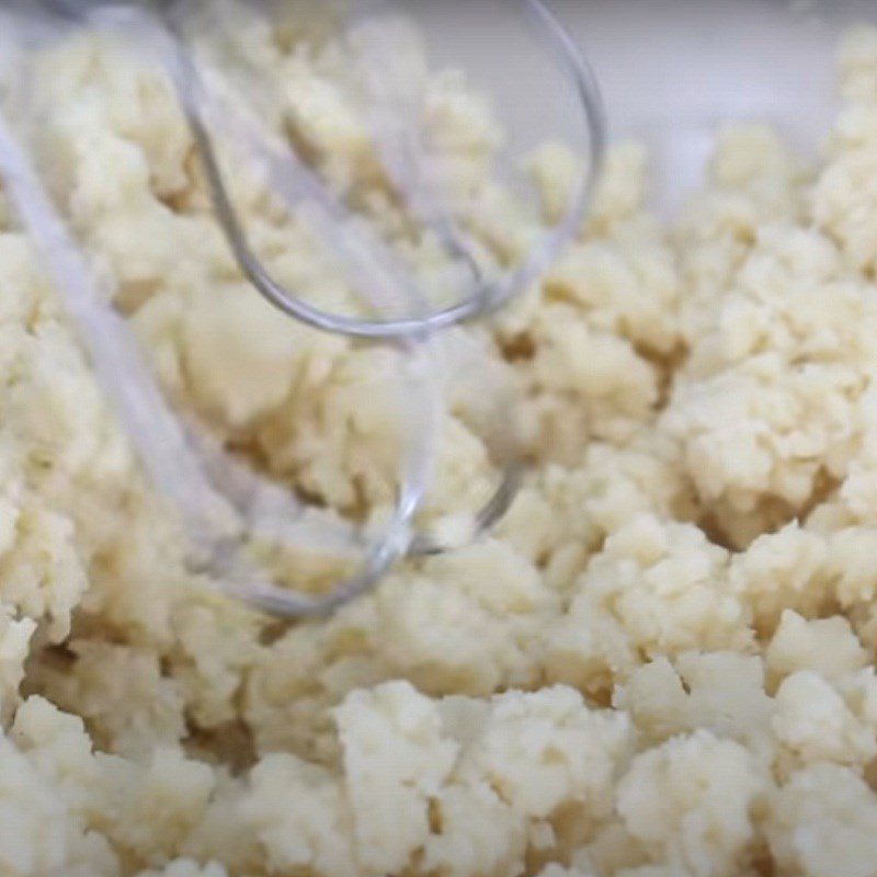 Step 1 Mixing the cookie dough Corn Candy Cookies