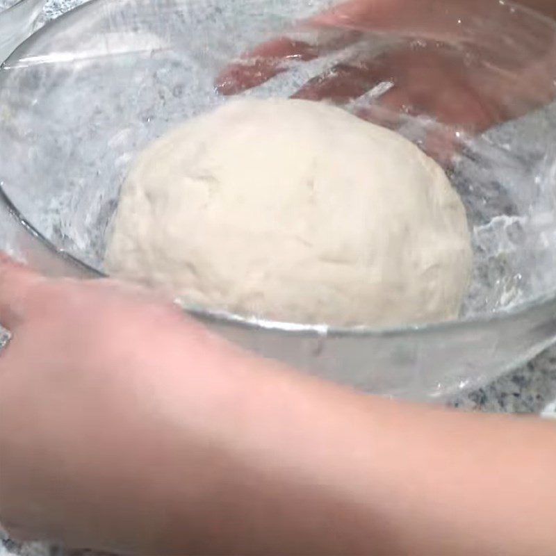 Step 1 Mix and proof the dough for apple Danish pastry