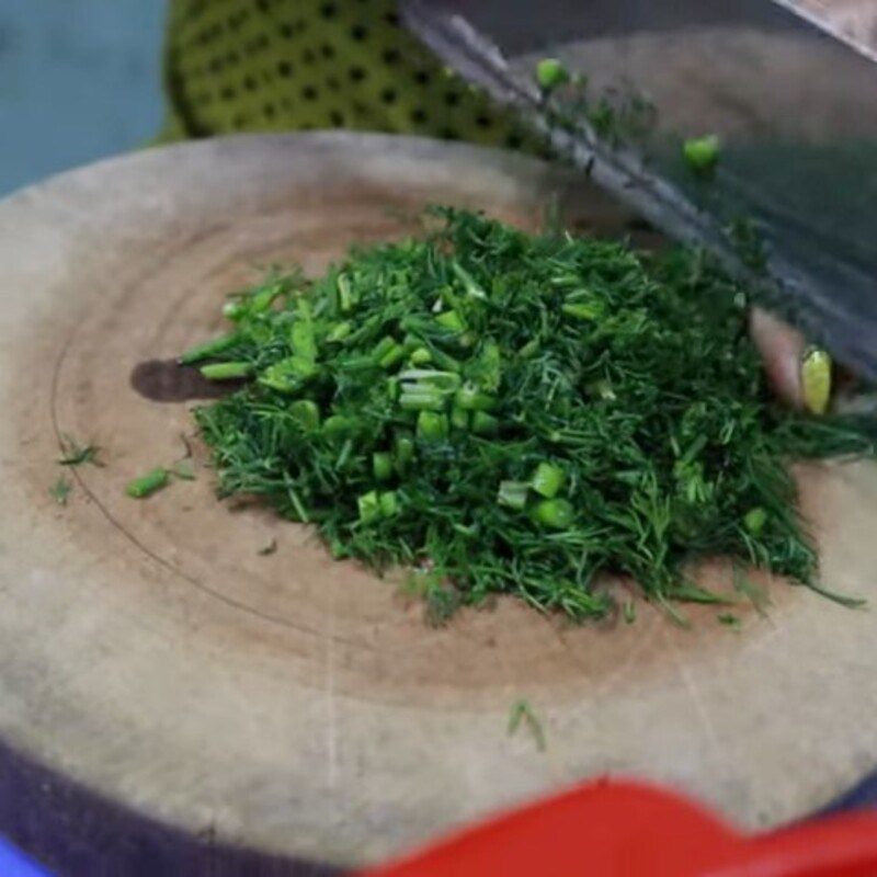 Step 1 Mix the fish cake Vegetarian Fish Noodles with Seaweed Cake