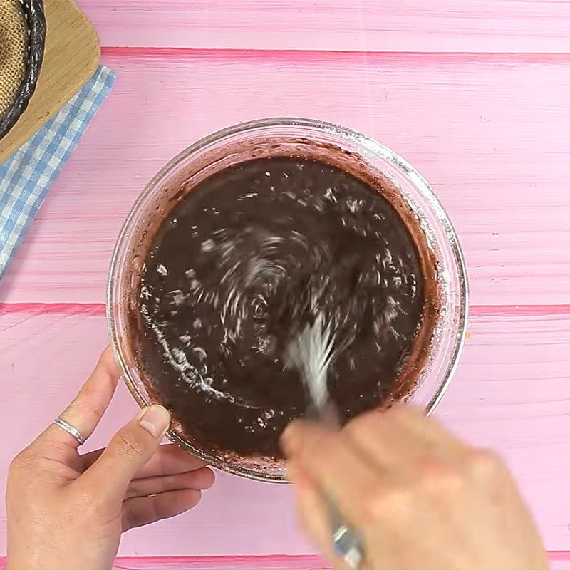 Step 3 Mix the black beans for black bean coconut cake