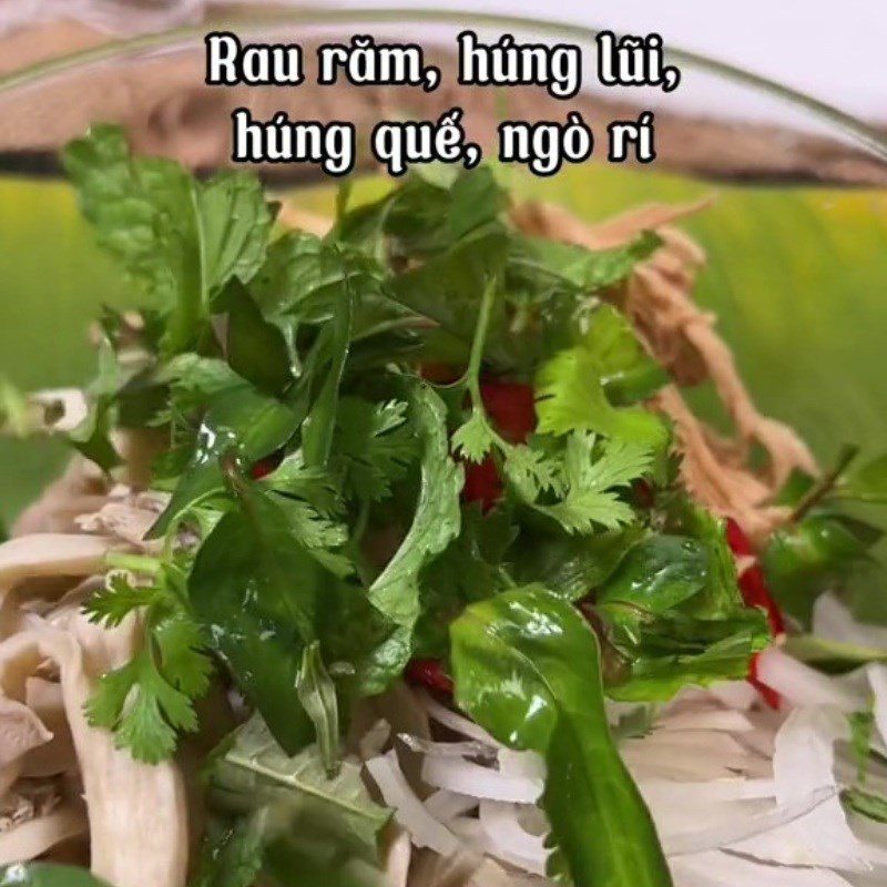 Step 4 Mixing the mangosteen salad Vegetarian mangosteen salad (recipe from TikTok channel Bếp chay XANH)