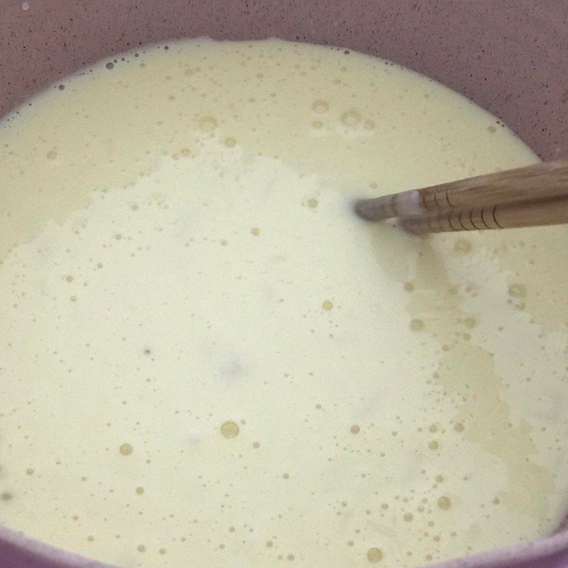 Step 1 Mix the egg yogurt cake mixture Egg Yogurt Cake