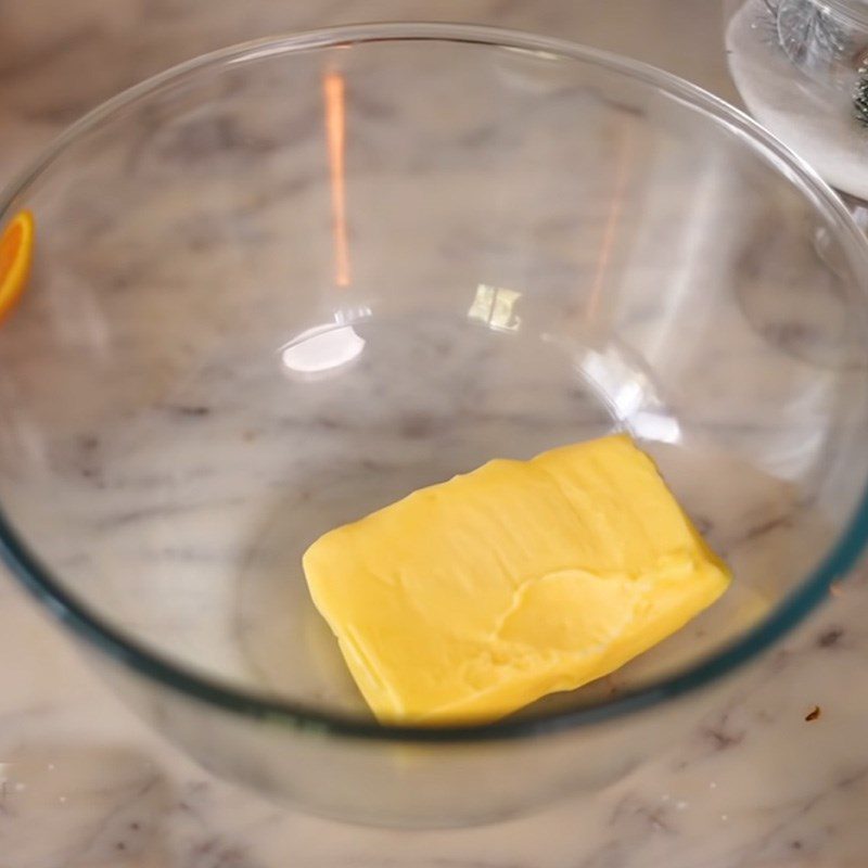 Step 1 Mix the butter and sugar mixture (butter, sugar, orange zest) Eggless Gingerbread Cookies