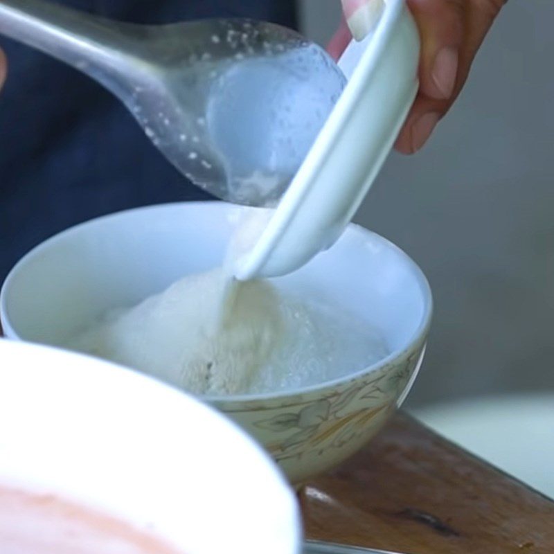 Step 2 Mix the melon and jelly mixture Melon jelly