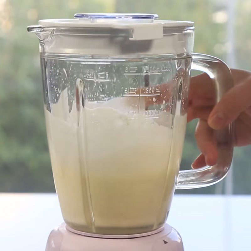 Step 1 Mix the lemon cream mixture Mint Lemonade Ice Cream Balls